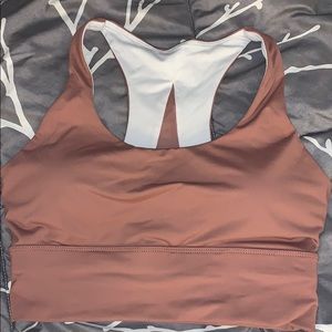 Sports bra with mesh back